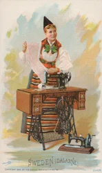 Nähmaschine, Schweden, Dalarne